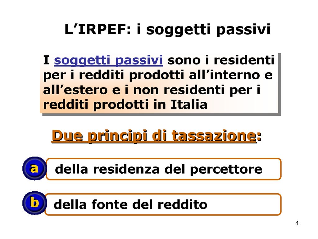 LIRPEF Limposta Sul Reddito In Italia Ppt Scaricare